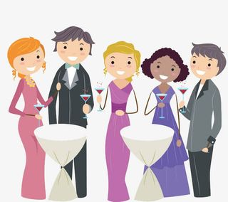 5人举杯喝酒免抠