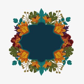 树叶秋天装饰免抠