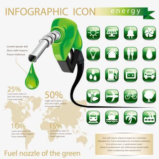 节能减排主题素材矢量免抠