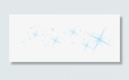 闪闪的蓝色星光免抠