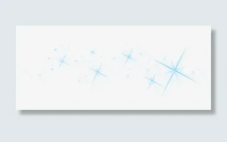 闪闪的蓝色星光免抠