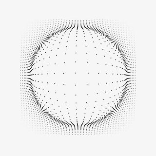 原点组成的立体球免抠