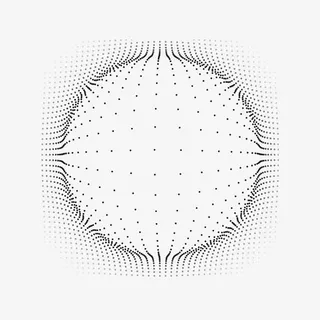 原点组成的立体球免抠