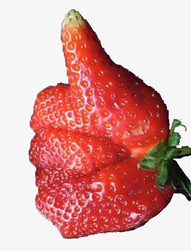 手指草莓免抠
