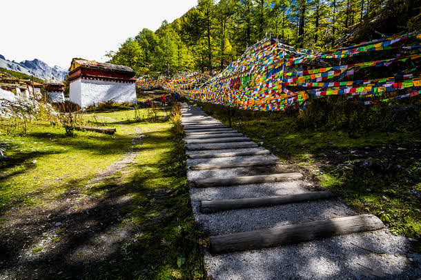 亚丁古冲寺免抠