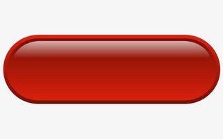 红色药丸形条形按钮图案免抠