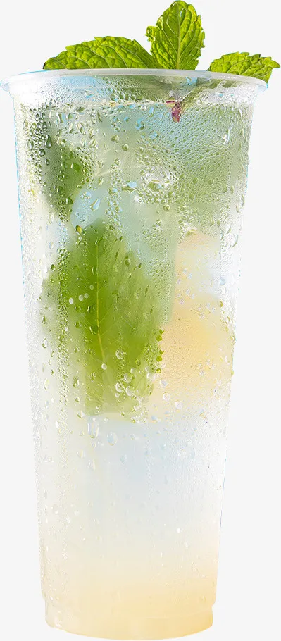 夏日柠檬汽水免抠