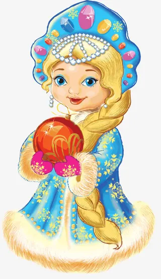 卡通小女孩免抠