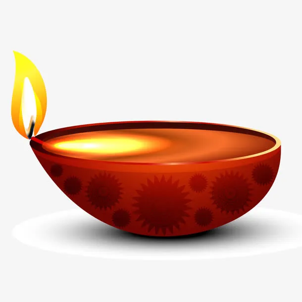 精美排灯节海报矢量素材免抠