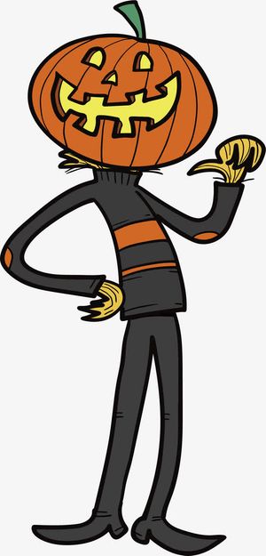 竖大拇指的南瓜怪免抠