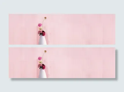 唯美粉色背景免抠