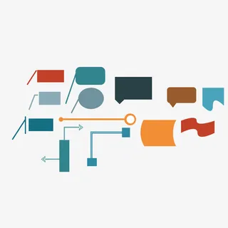 彩色数字标签免抠