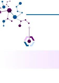 商务画册分子结构几何体封面背景高清