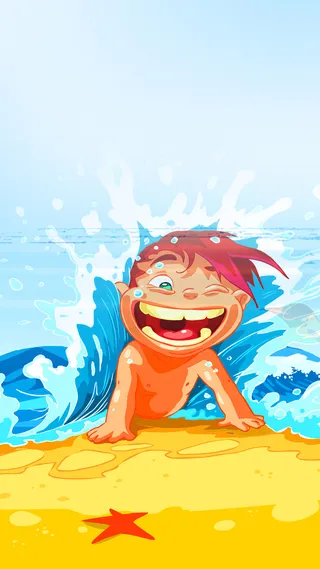 海滩H5背景高清