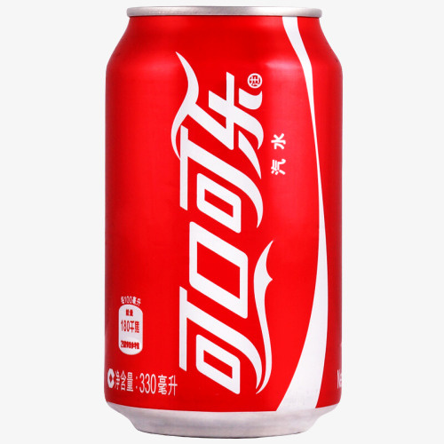 可口可乐易拉罐330ml免抠