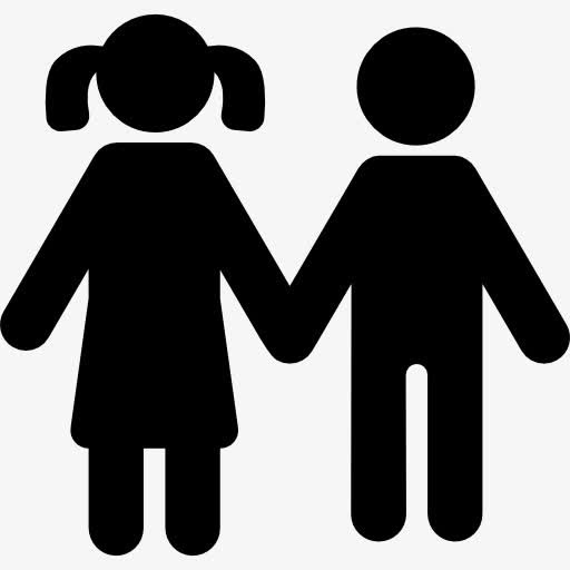 姐姐和弟弟图标免抠