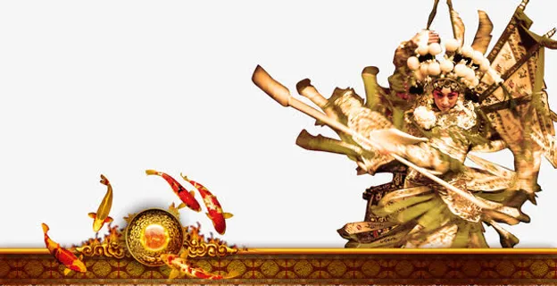 国粹精华京剧表演人物免抠