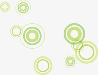 彩色动感圆形免抠