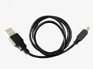 电子配件黑色链接线免抠