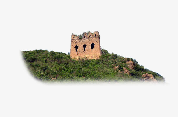 古代建筑烽火台免抠