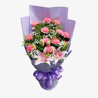 鲜花设计素材广告免抠