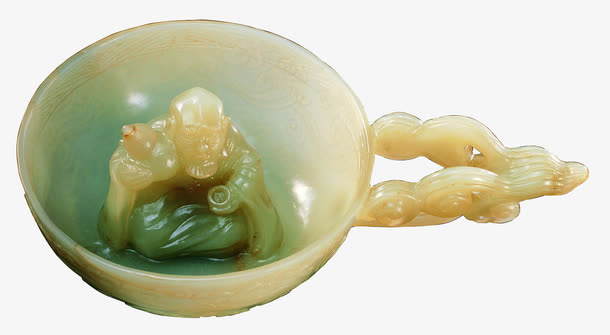 手绘玉器免抠