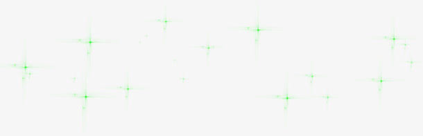 绿色斑点星光免抠