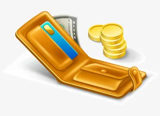 矢量钱包纸币钱币免费下载免抠