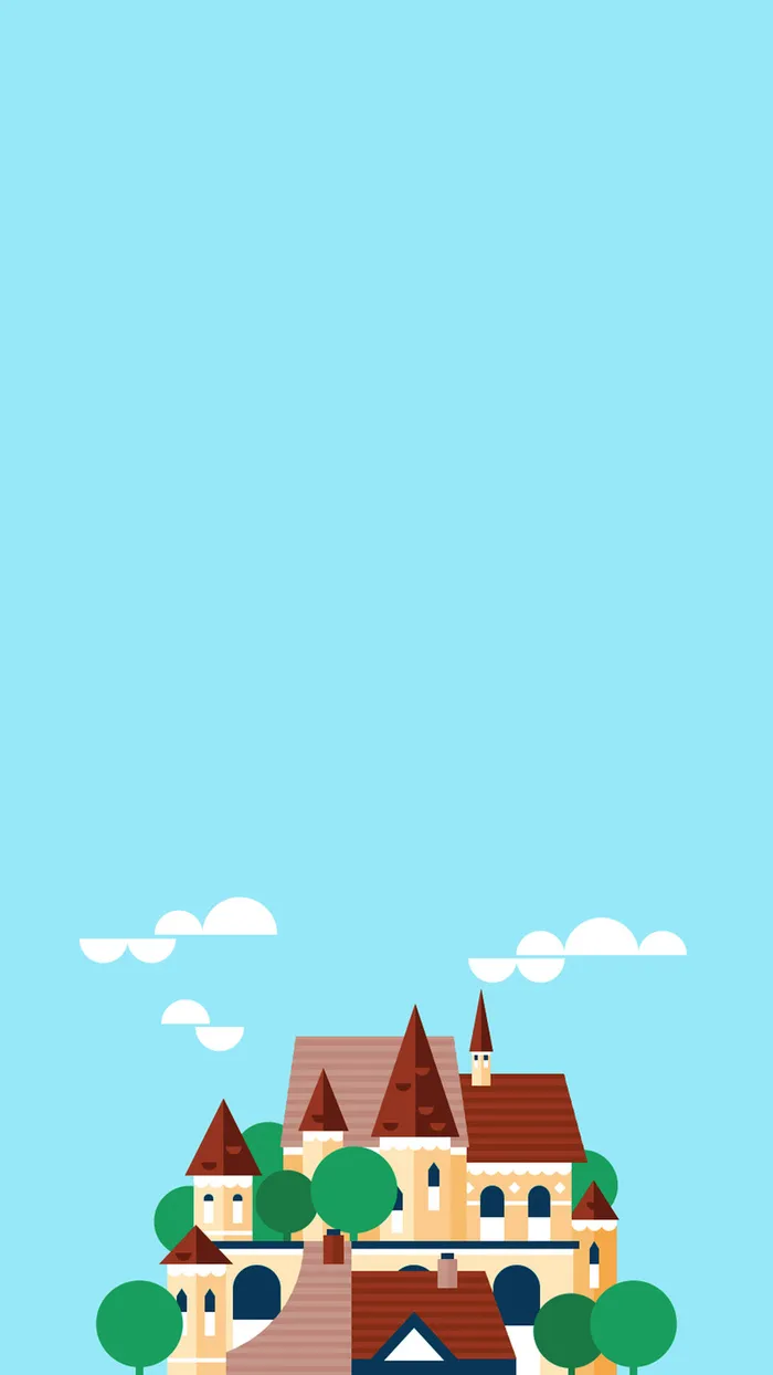 卡通元素H5背景高清