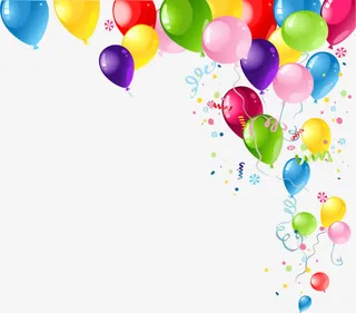 七夕情人节气球免抠