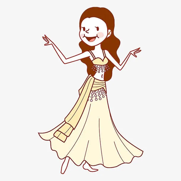 跳舞美女免抠
