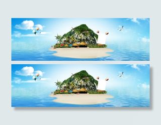 母婴产品banner背景设计