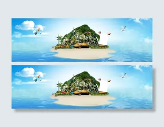 母婴产品banner背景设计