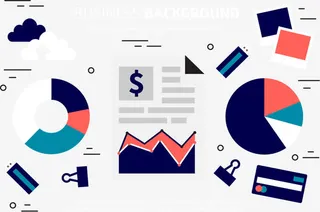 个人财务数据分析图表免抠