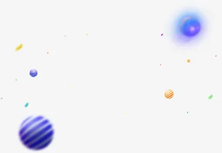 天猫活动海报紫色圆形模糊图标免抠