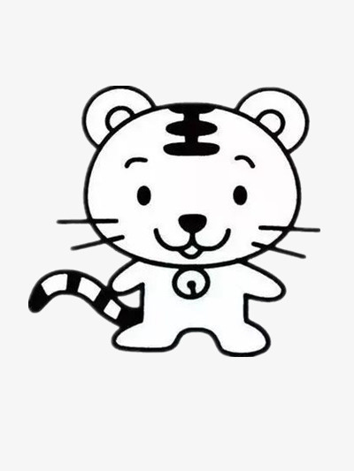 可爱小老虎免抠