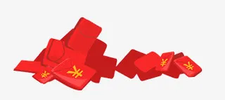 红包喜庆活动装饰免抠