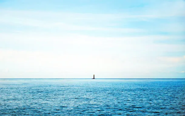 海边蓝色天空背景高清素材