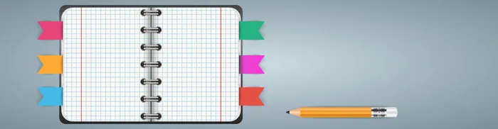 记事本商务信息图矢量素材高清