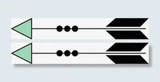 卡通手绘箭头线条设计免抠