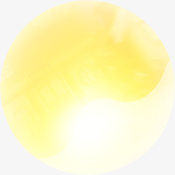 大大的金色月亮免抠