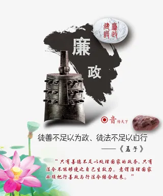 中国风廉政素材背景