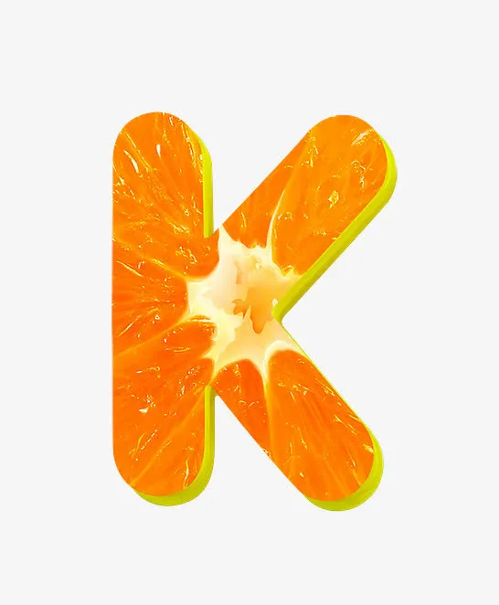 橙子字母k免抠