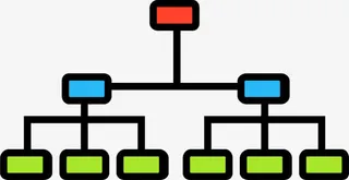 组织架构图免抠