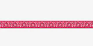 红色的边框纹理免抠