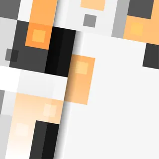 黄色科幻格子边框纹理免抠