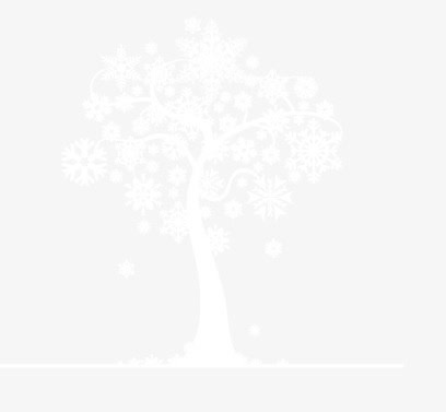 雪花树免抠