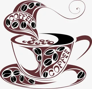 咖啡图标矢量素材免抠