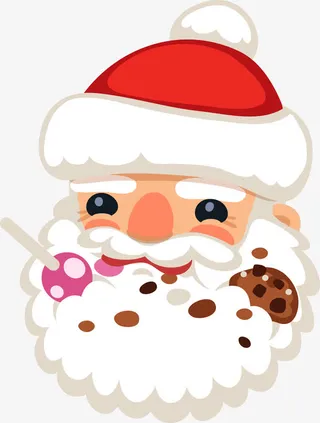 呆萌圣诞老爷爷免抠