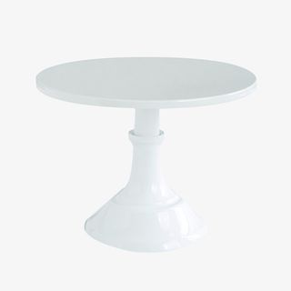 纯白简约高底座蛋糕托盘免抠